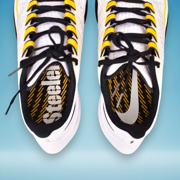 Nike Mens Air Zoom Pegasus 37 Pittsburgh Steelers Black Yellow CZ5463-100 Size 8 main image 6